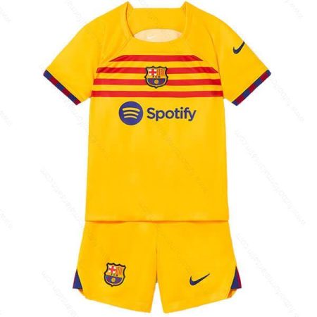 Ucuz Barcelona Fourth Çocuk Futbol Seti 22/23