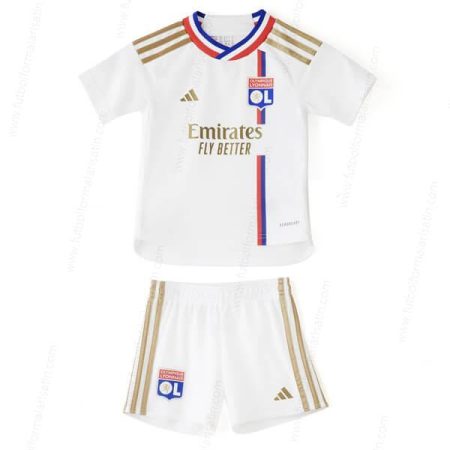 Ucuz Olympique Lyon İç Saha Çocuk Futbol Seti 23/24
