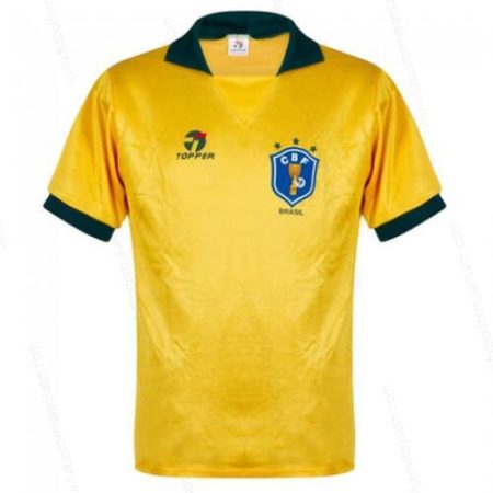 Ucuz Retro Brezilya İç Saha Futbol Forması 1988